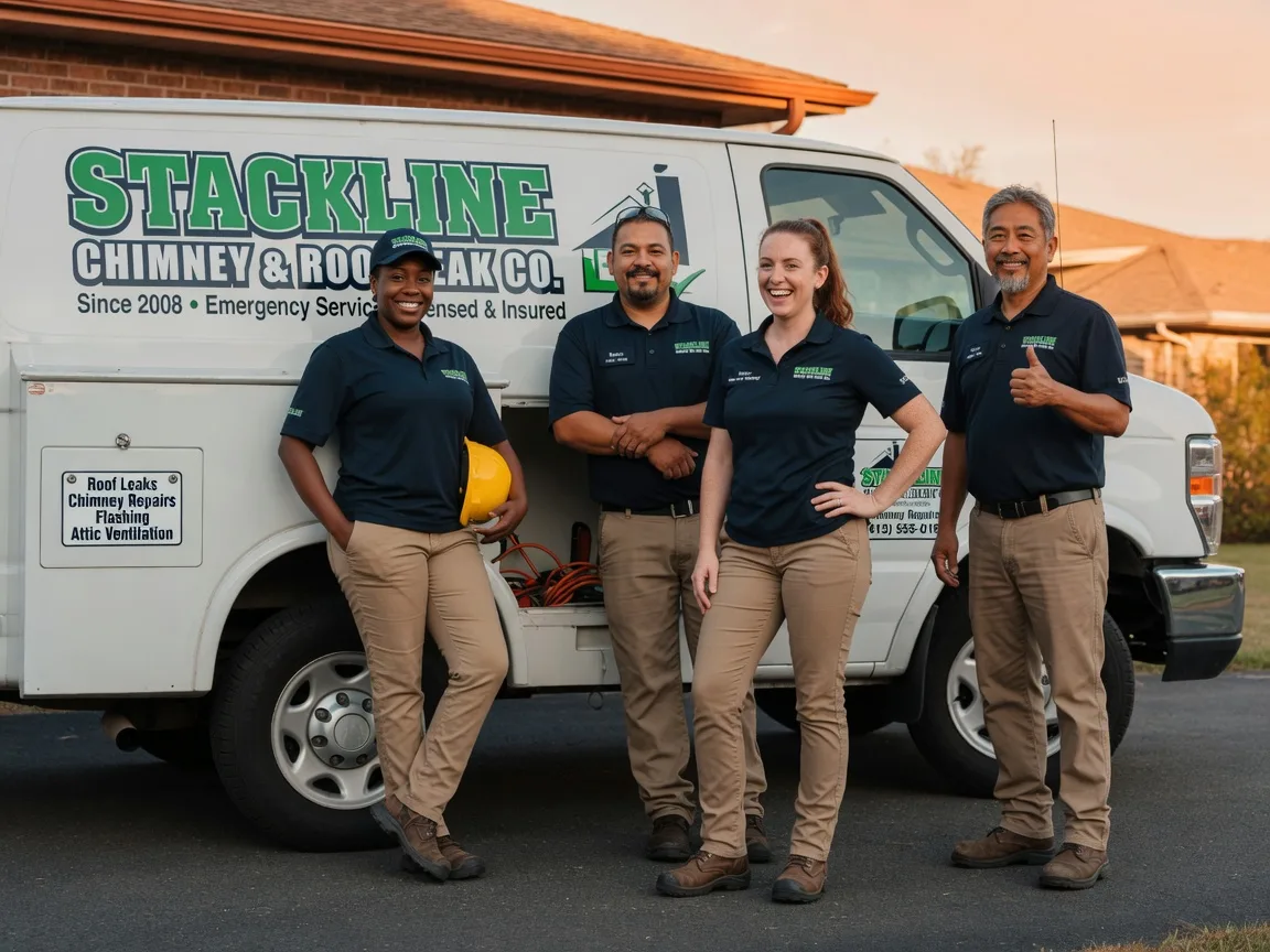 Chimney flashing repair company in Garvin, OK